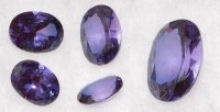 8 x 6mm, Tanzanite Purple Sapphire Lab Oval