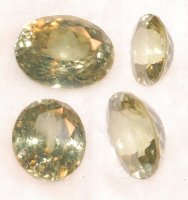 8.25 x 6.75mm, Sri Lanka Green Zircon Oval