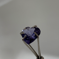 7 mm, Purple Tanzanite-Heart