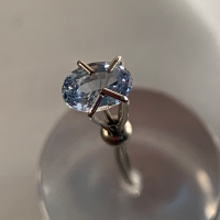 6 x 4.25mm, Blue Sapphire Oval Cut