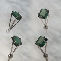 6.5 x 5.25mm, Green Tourmaline Emerald