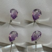 16 x 10mm, Light Purple Amethyst Pear