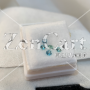3 mm, Neon Blue Apatite Round