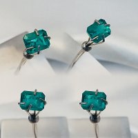 6 x 4.75mm, Bazilian Emerald Emerald Cut