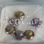 8 mm, Mixed Ametrine flower