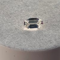 5 x 3mm, White Sapphire Oval