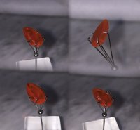12.25 x 7.5mm, Mexican Orange Opal Pear Shaped