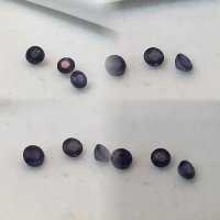 3 mm, Dark Purple Sapphire Round