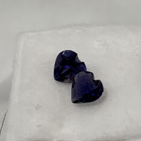 6 mm, Purple Tanzanite-heart