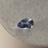 5 x 3.25mm, Lite Blue Sapphire Pear