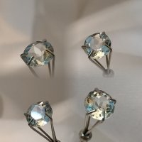 6.5 mm, Aqua Aquamarine Round Cut