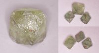 Multi Color Green Wi Hint Smokey Fluorite Crystal Specimen