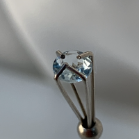 4.5 mm, Blue Aquamarine-Round