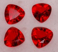 6 mm, Red Helenite Trillion