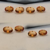 7 x 5mm, Rich Madeira Citrine oval