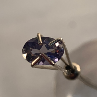 5.75 x 4mm, Lavender Blue Sapphire Oval