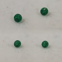 3.25 mm, Brazilian Emerald round