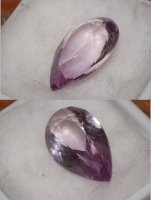 16.75 x 10mm, Lite Purple Amethyst Pear