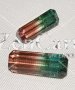 14 x 5mm, Tricolor Tourmaline Bar Crystal