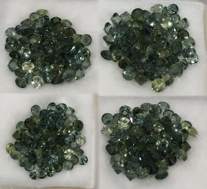 2.5 mm,Thai Green Sapphire-Round [7880]