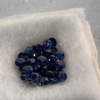 2.5 mm,Ceylon Blue Sapphire-round