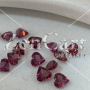 5 mm, Pink Rhodolite Garnet-Heart