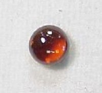 5.25 mm, Hessonite Garnet Round Cab