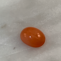 8 x 6mm, Mexican Orange Opal Oval Cabochon