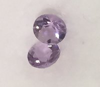 3 Mm, 1 Pr Of Purple Amethyst Round