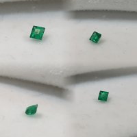 2.75 x 3mm, Brazilian Emerald Rectangle