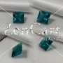 7 mm, Apatite Blue Helenite Square