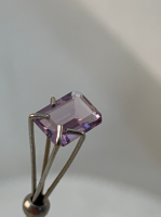 6.5 x 4.5mm, Violet Scapolite Emerald