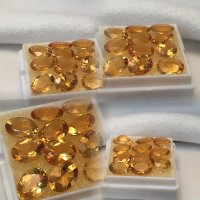 8 x 6mm, Yellow Citrine Oval