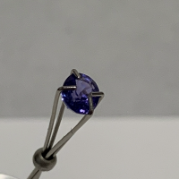 5.5 x 4.5mm, Purple Tanzanite Oval Cut