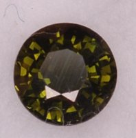 2.5 mm, Green Tourmaline Round