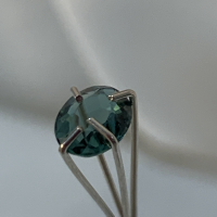 6 x 4.75mm, Aqua Green Tourmaline oval