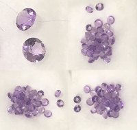 2 Mm, 1 PR. Purple Amethyst Round