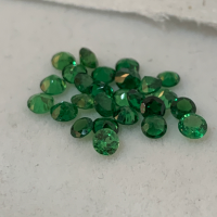 3 mm, Green Tsavorite Garnet Round