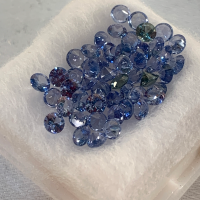 2.75 mm,Thai Blue Sapphire-Round / Diamond Cut