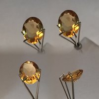 9 x 7mm, Yellow Citrine Oval