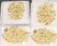 2.5 mm,Ceylon Yellow Sapphire-Round / Diamond Cut