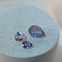 3 Pcs Of Mixed Sapphires Pear Shaped