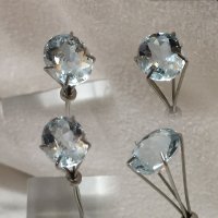 9 x 7.25mm, Blue Aquamarine Oval