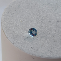 2.5 mm,Lite Blue Sapphire-round