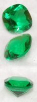 7 mm, Emerald Green Helenite Cushion