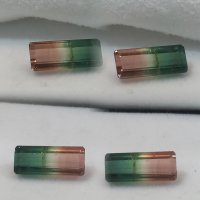 13 x 5.5mm, Tri Color Tourmaline Emerald