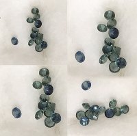 2 mm,Thai Blue/Green Sapphire-Round
