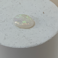 8 x 6mm, Mintabi White Opal Oval-Cab