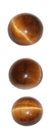 10 mm, Brownish Tiger's Eye Round Cab