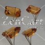 16 x 12mm, Gold Orange Citrine Lab Emerald